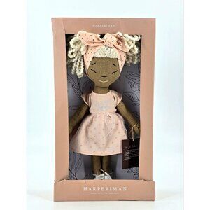 HARPERIMAN 14" CALLI Handmade Linen Keepsake Plush Doll New